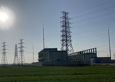S355JR Steel 10 - 1000KV Electric Power Tower Terminal Type Environmental Friendly