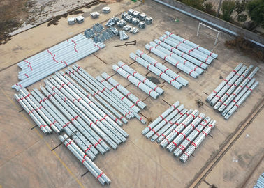 Hot Dip Galvanized High Voltage Transmission Towers , Steel 500 Kv Transmission Tower