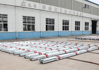 Overhead Electric Lattice Transmission Tower , Angular Steel Monopole Tower