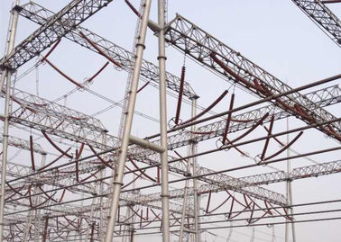 220kv Steel Lattice Tubular Electrical Substation Structure for Power Transmission and Distribution
