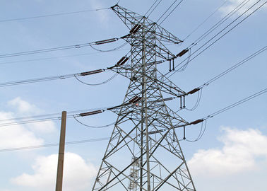 Wieża konstrukcji stalowej ASTM A572, wieża energetyczna wysokiego napięcia 10 - 750KV