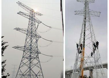 Wieża konstrukcji stalowej ASTM A572, wieża energetyczna wysokiego napięcia 10 - 750KV