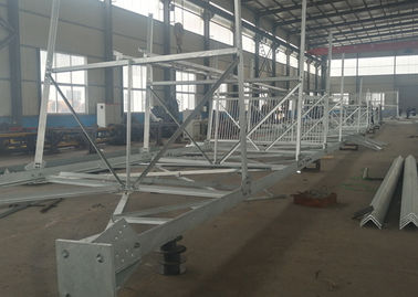 Inside Ladder 45m Three Legged Tower , 120km / H Free Standing Lattice Tower