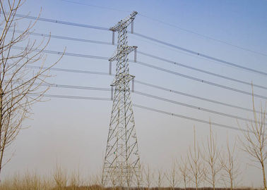 S355JR / S235JR Electric Power Tower Hot Dip Galvanization Surface Treatment