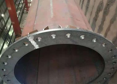 High Voltage Steel Transmission Pole , Electrical Power Steel Pole Tower