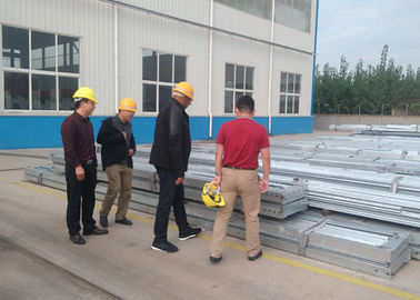 45m Q345B Steel Mobile Cell Tower ,4 Legged Self Supporting Angle Steel Lattice Tower