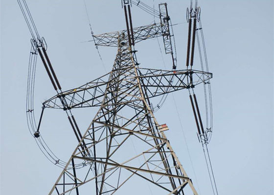 DC Transmission Line Q235B 100m Steel Structure Tower
